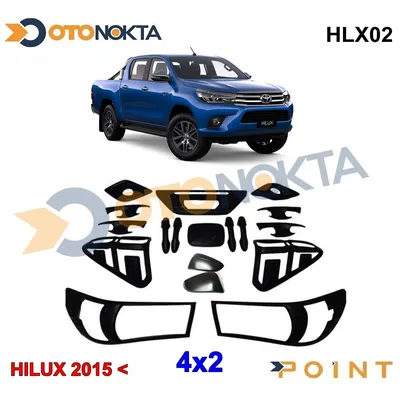 Toyota Hilux 2015-2019 8 Parça Siyah Set 4x2