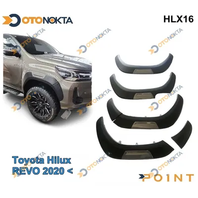 Toyota Hilux 2020+ Revo Düz Füme Siyah Dodic