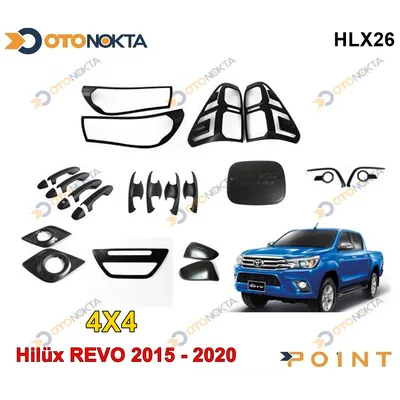 Toyota Hilux 2015-2019 Siyah Set 9 Prça 4x4