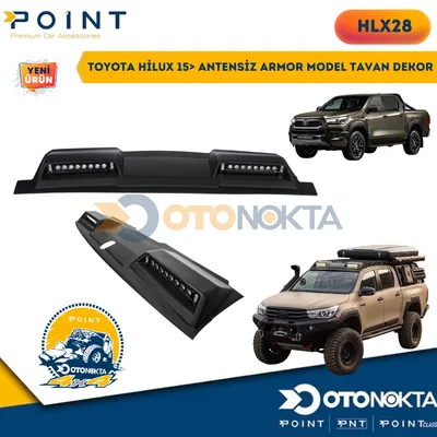 Toyota Hilux 15+ Antensiz Armor Model Tavan Dekor