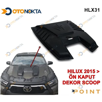 Hilux 2015+ Ön Kaput Dekor Scoop Cappa