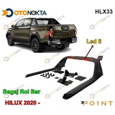 Toyota Hilux 2019+ Arka Bagaj Rolbar Ledli