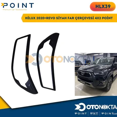 Hilux 2020+ Revo Siyah Far Çerçevesi 4x2