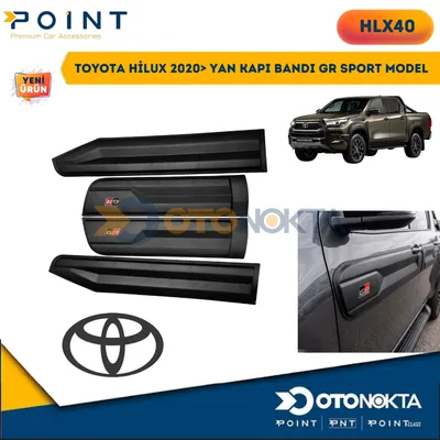 Toyota Hilux 2020+ Yan Kapı Bandı gr Sport Model