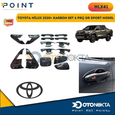 Toyota Hilux 2020+ Karbon Set 6 Prç gr Sport Model