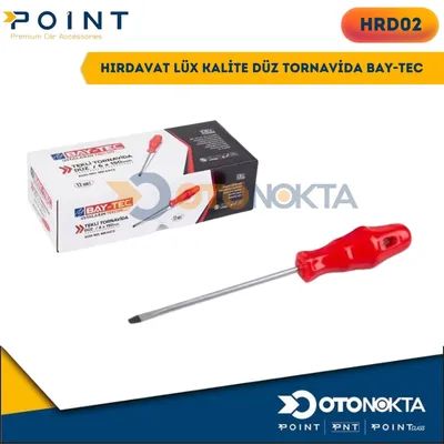 Hırdavat Lüx Kalite Düz Tornavida Bay-Tec