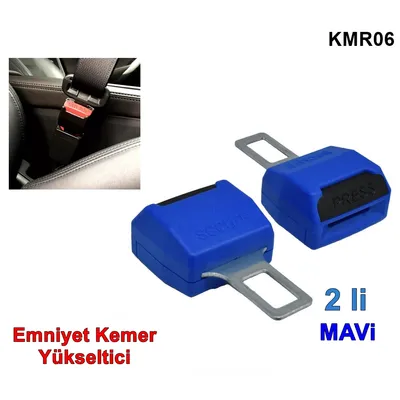 Emniyet Kemer Yükseltici Secure İkili Mavi