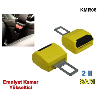 Emniyet Kemer Yükseltici Secure İkili Sarı