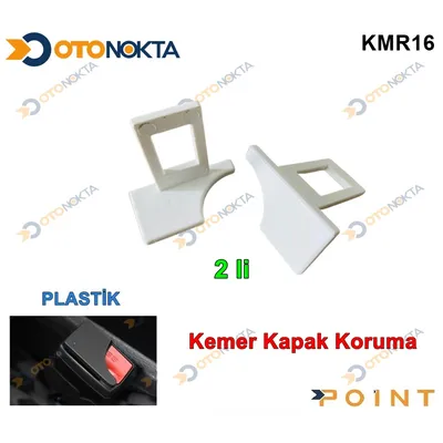 Emniyet Kemeri Kapak Koruma Aparatı Beyaz