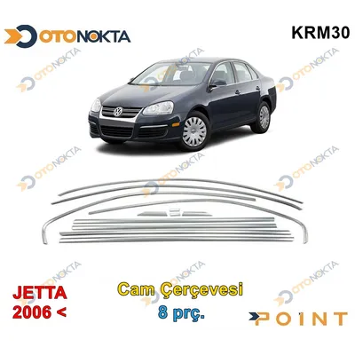 Cam Çerçevesi Krom Volkswagen Set 8 Prç Jetta 2006