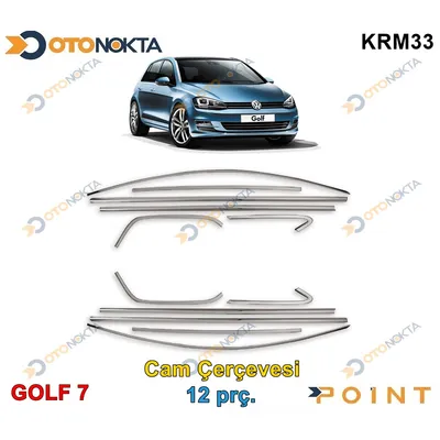 Cam Çerçevesi Krom Volkswagen Set 12 Prç Golf 7
