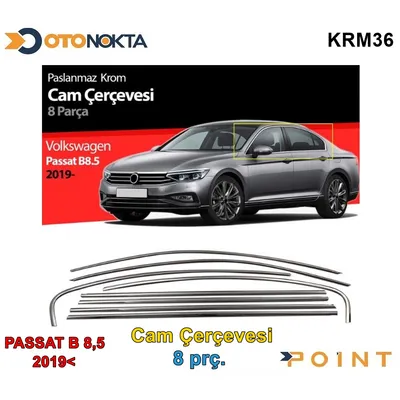 Cam Çerçevesi Krom Volkswagen Set 8 Prç Passat B8,5