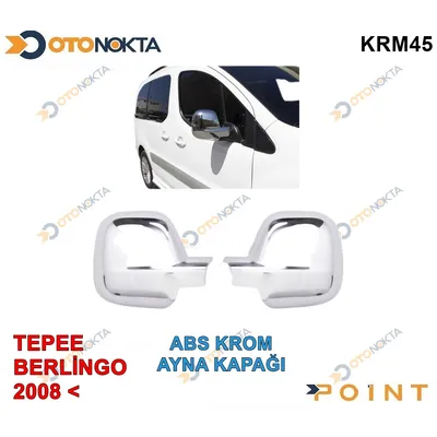 Peugeot Ayna Kapağı ABS Krom Tepe Berlingo 2008+