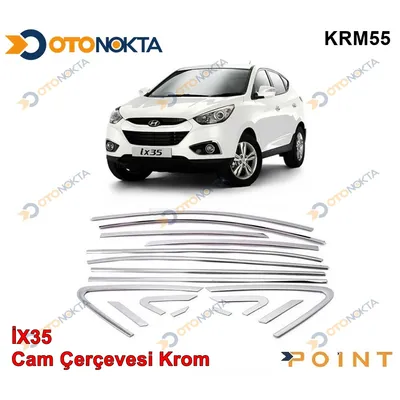 Cam Çerçevesi Krom Set Hyundai IX35