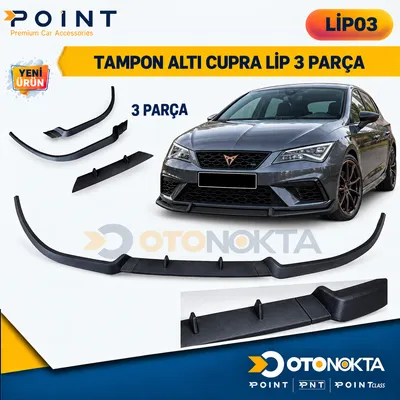 Tampon Altı Cupra Lip 3 Parça