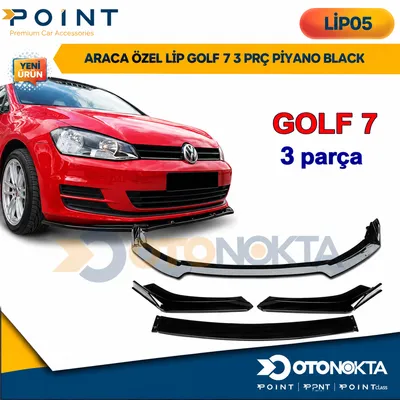 Araca Özel Lip Volkswagen Golf 7 3 Prç Piyano Black