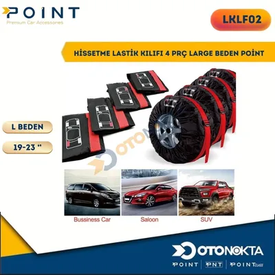 Hissetme Lastik Kılıfı 4 Prç Large Beden