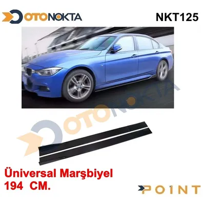 Üniversal Kanatlı Marşpiyel Uzun Siyah