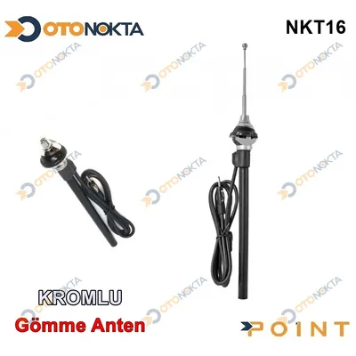 Anten Çamurluk Gömmeli Krom Uzatmalı