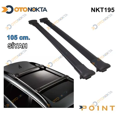 Ara Atkı Kalın Modeli Siyah 105 cm