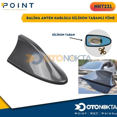 Balina Anten Kablolu Silikon Tabanlı Füme