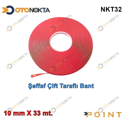 Çift Taraflı Bant Silikon 10 mm X 33 Metre