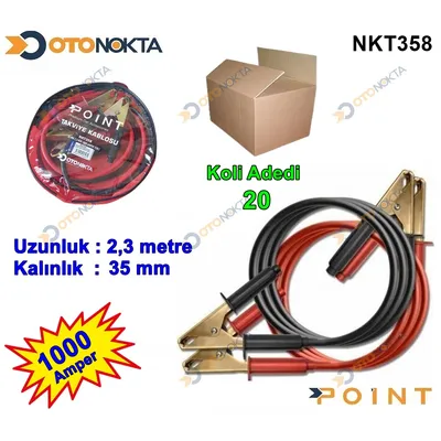 Takviye Kablosu 35 mm 2,3 Mtr 1000 Amper