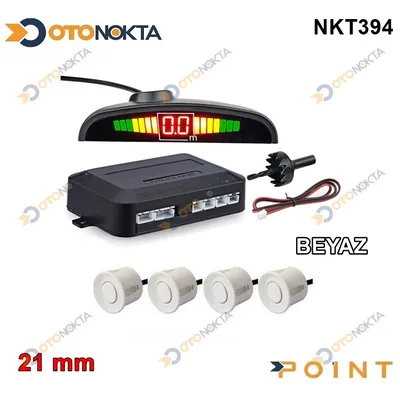 Park Sensörü Ledli Ekran Beyaz 21 mm Osc- Snt