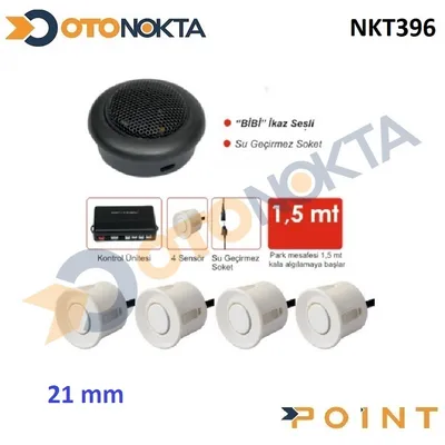 Park Sensörü Buzzerli Sesli Beyaz 21 mm Osc-Snt