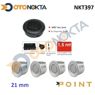 Park Sensörü Buzerli Sesli Gri 21 mm Osc-Snt