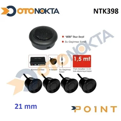 Park Sensörü Buzzerli Sesli Siyah 21 mm Osc-Snt