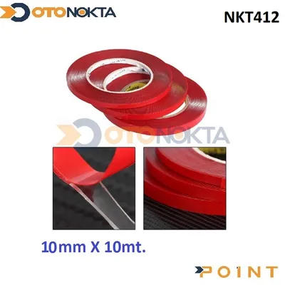 Çift Taraflı Bant Silikon 10 mm X 10 Metre