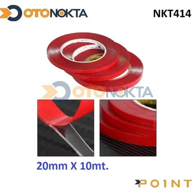 Çift Taraflı Bant Silikon 20 mm X 10 Metre