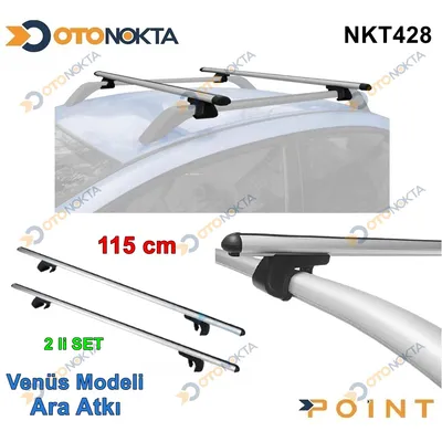 Ara Atkı 2'li Set Venüs Model Gri 115 cm