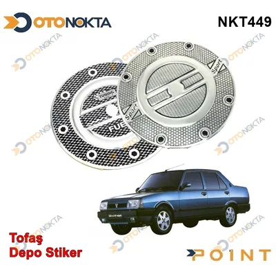 Depo Kapağı Stıker Krom Tofaş