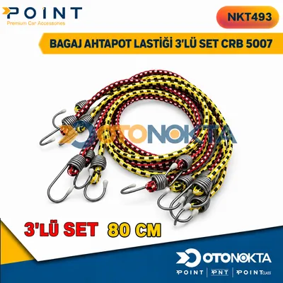 Bagaj Ahtapot Lastiği 3'lü Set Crb 5007