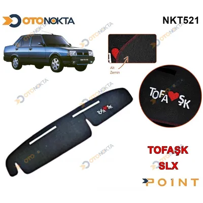 Torpido Üstü Halı Tofaş Nakışlı Tofaşk Slx Yüksek Göğüs