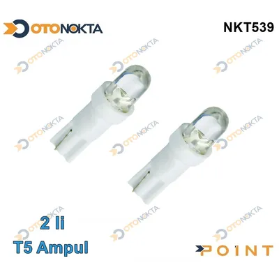 Ampul Gösterge Ledli T5 Beyaz Paket 2'li Snt