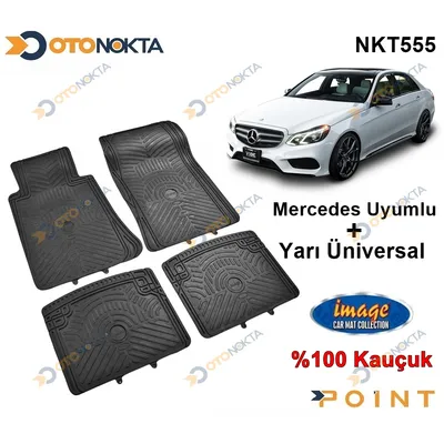 Paspas Üniversal Mercedes Uyumlu Kauçuk Siyah İmaj