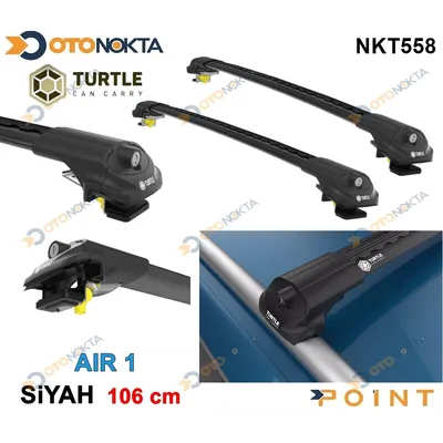 Ara Atkı Turtle AIR1 F-Kit 106 cm Siyah