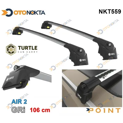 Ara Atkı Turtle AIR2 F-Kit 106 cm Gri