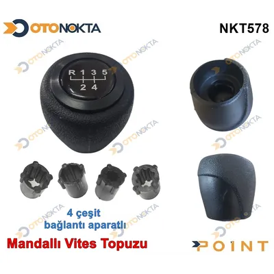 Vites Topuzu Mandallı 5 İleri Siyah Çember