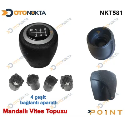 Vites Topuzu Mandallı 6 İleri Gri Çember