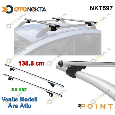 Ara Atkı 2'li Set Venüs Model Gri 138,5 cm