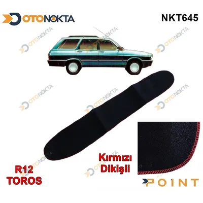 Torpido Üstü Siyah Renault Düz Halı R12