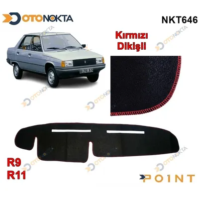 Torpido Üstü Siyah Renault Düz Halı R9 / R11
