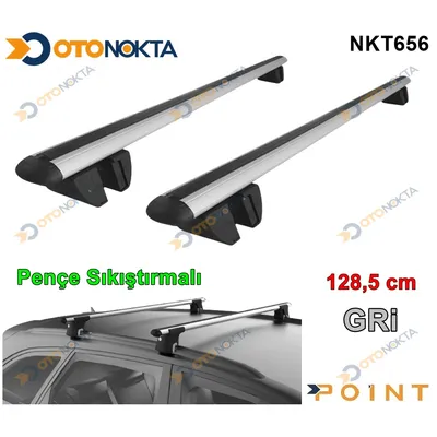 Ara Atkı Pençe Sıkıstırmalı Gri 128.5 cm