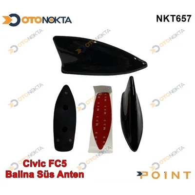 Araca Özel Balina Anten Civic 2015+ FC5 Siyah