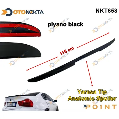 Spoyler Yarasa Tip 115 cm Piyano Black