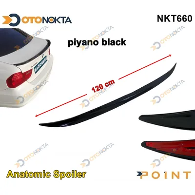 Spoyler 120 cm Piyano Black Eko